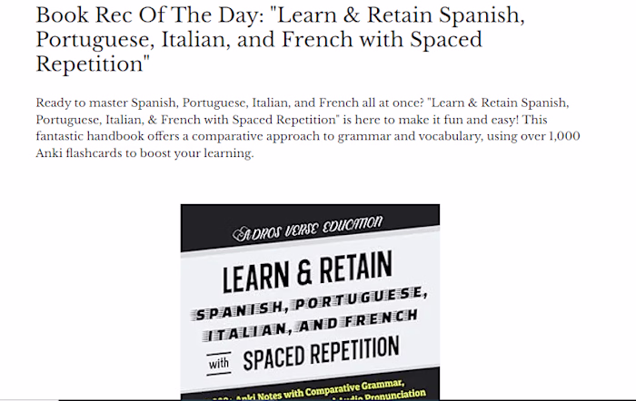 Article about a Language course
