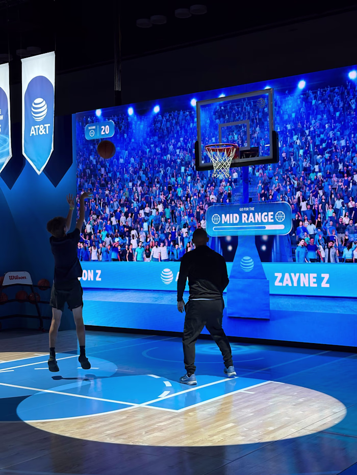 ATT Live Arena: NCAA March Madness Interactive Experience
