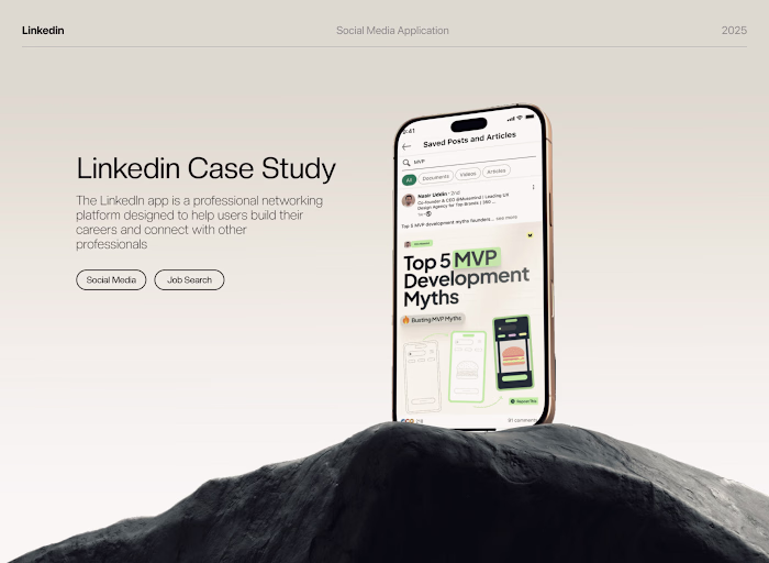 Case Study of LinkedIn Micro UX Fixes