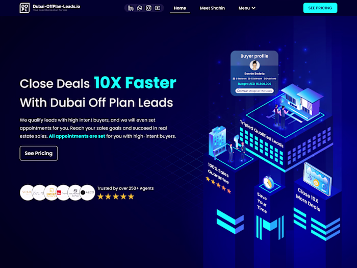 Dubai Off-Plan Leads - Company Website