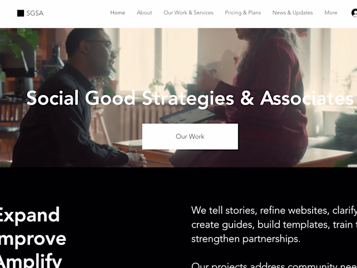 Professional Website Built on Wix to Showcase Company Services