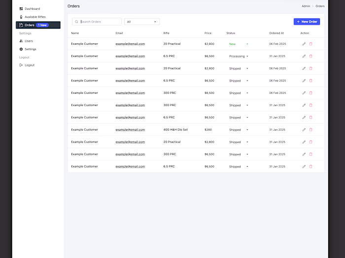 Inventory & Order Management System