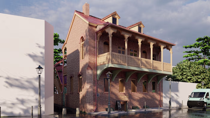 Reconstruction Project of Traditional Georgian Building