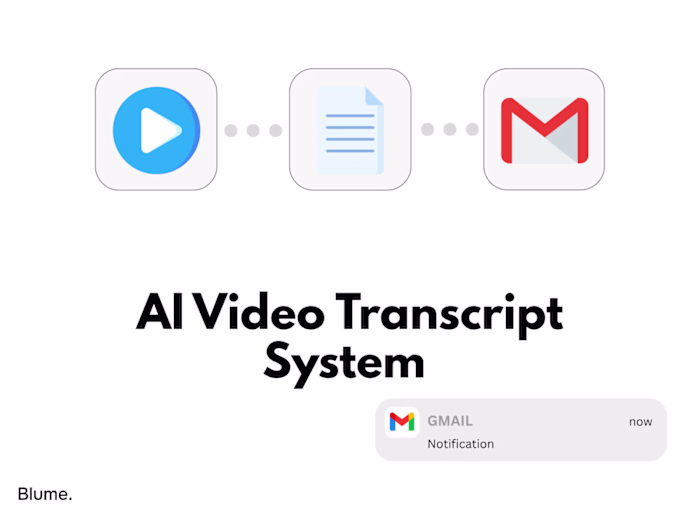 AI Video Transcript System