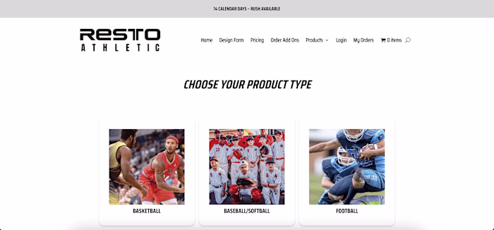 Resto Athletic - PHP WordPress template