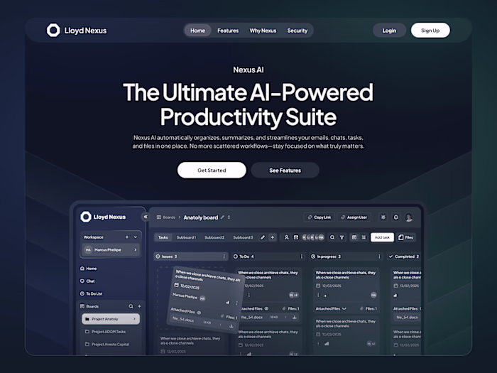 Nexus AI – Productivity App