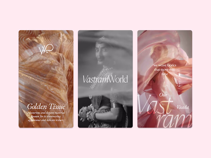 Working on this logo presentation for a premium fabric brand...