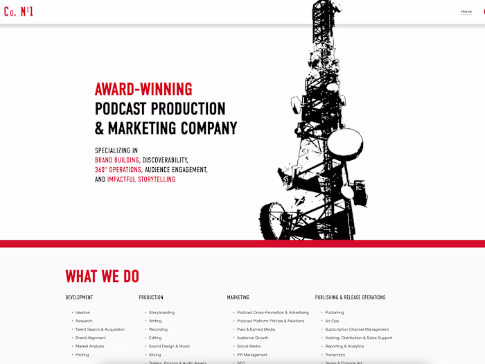 Signal Co 1 Website Design