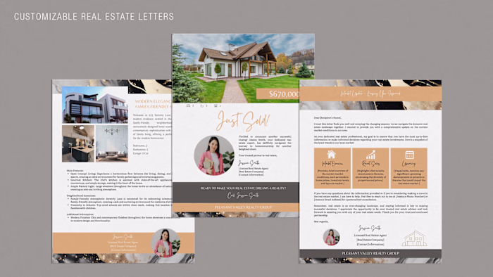 Design: Customizable Marketing Letters