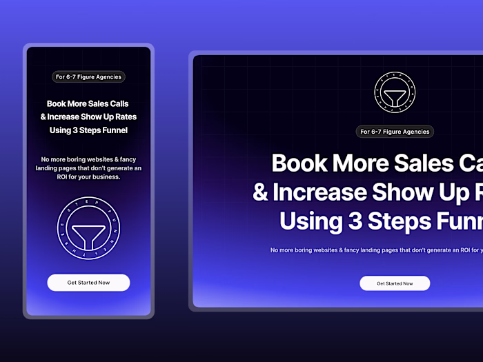 Laning page for AI-Infused Cold Email System Agency "Koldd"