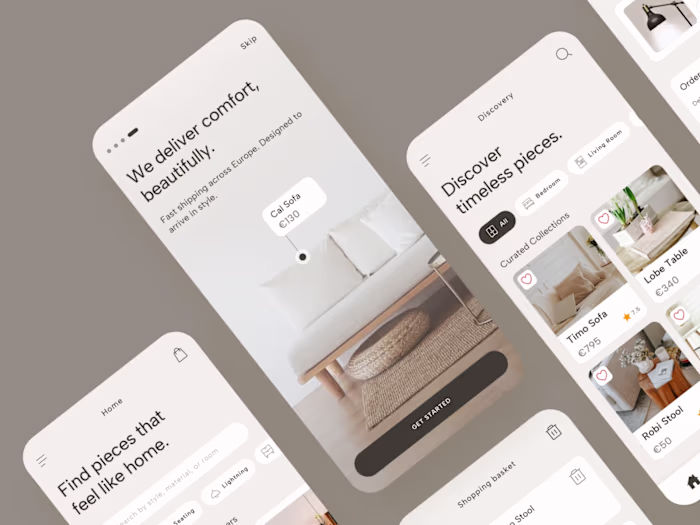 Nocci - Furniture App UI KIT