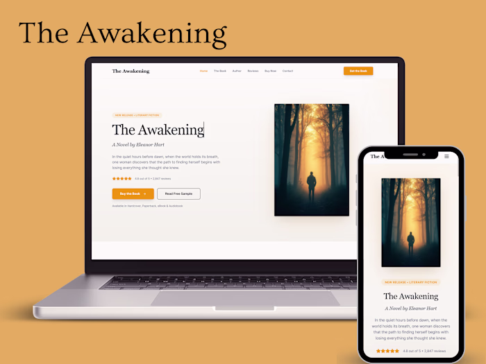 The Awakening Book Launch Website