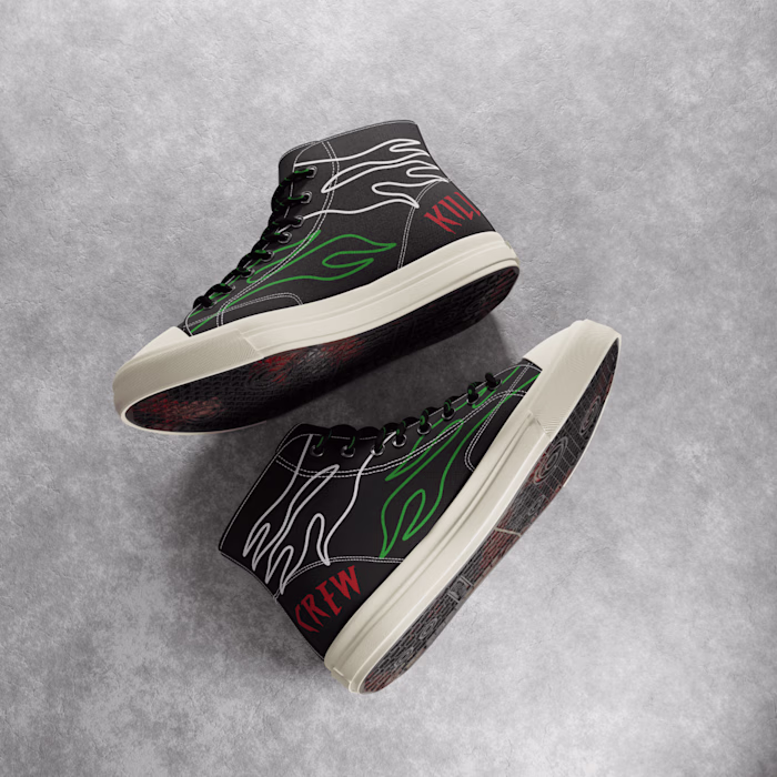 Kill Crew Fire Canvas Shoe