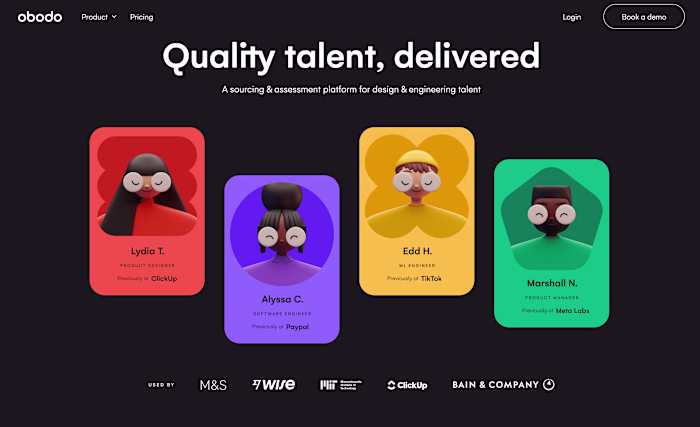 OBODO - All needles, no haystack - Webflow project