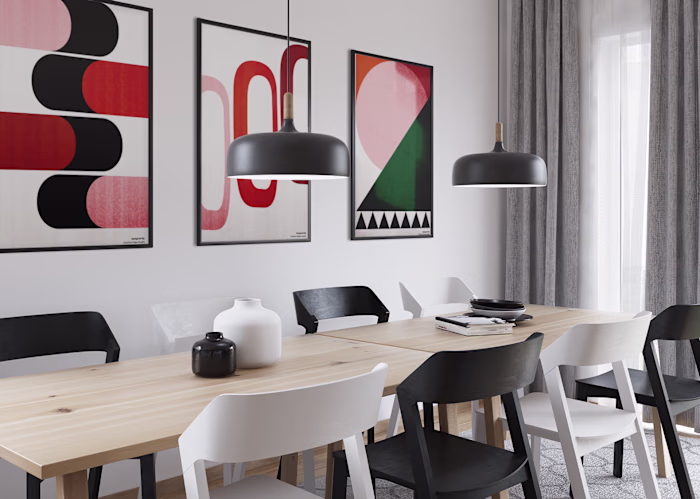 Brutal Harmony: 20 Abstract Brutalist Posters