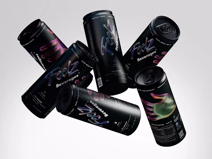 Feelz Beverages - Can Design