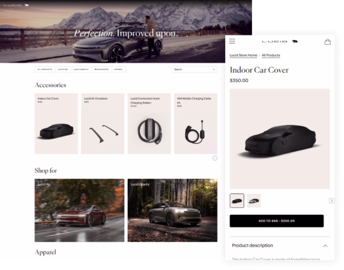 Lead Developer for Lucid Motor Online Store Buildout