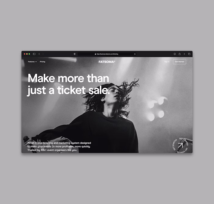 Fatsoma - A Ticketing And Marketing System | Webflow Development