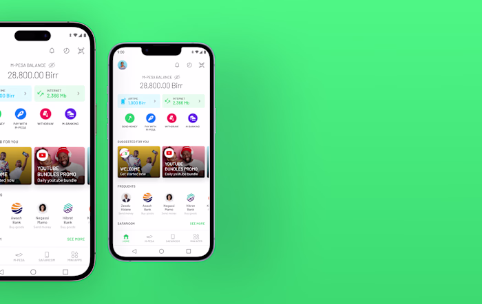 The M-PESA Ethiopia Homepage