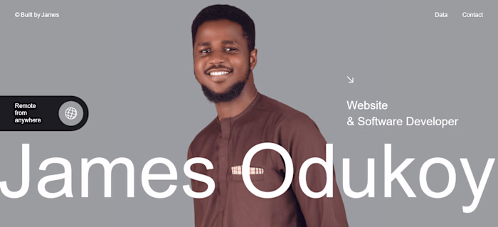 Web Developer Portfolio Website