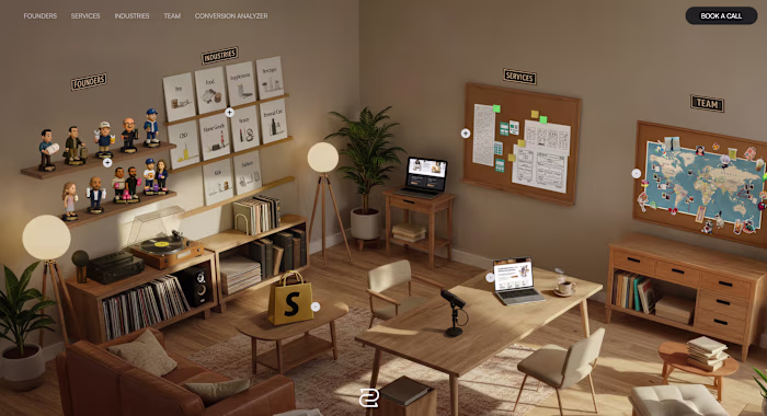 Webflow Developer for D2C Design Agency Website