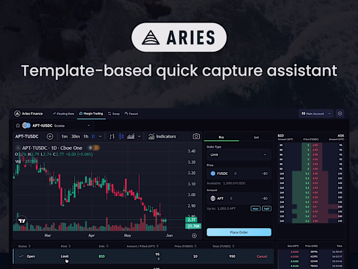 Aries Finance | Pioneer Aptos-Based DeFi Protocol