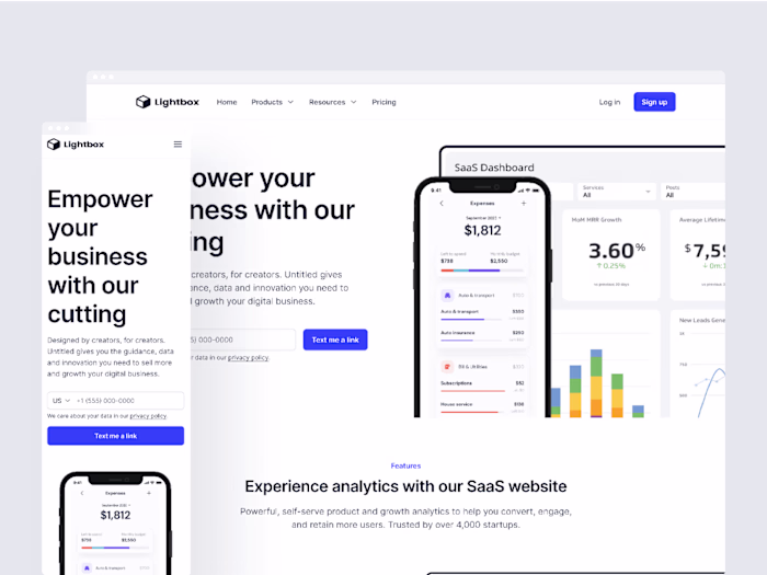 Case Study Designing a SaaS Website