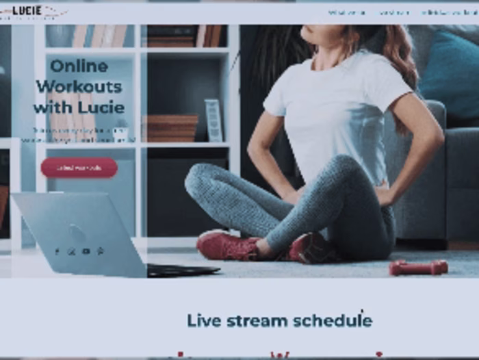 Website Development for Workout Trainer 

