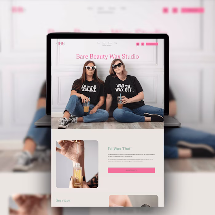 Bare Beauty Website Redesign