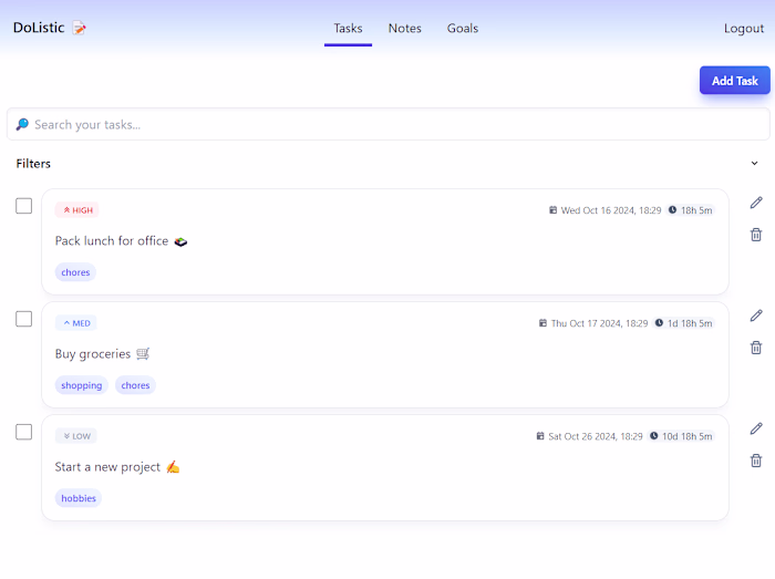 DoListic - Productivity Suite
