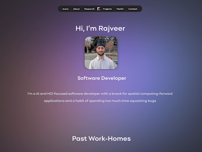Developer Portfolio Template