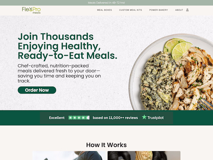 Rockstar Meal Planning website