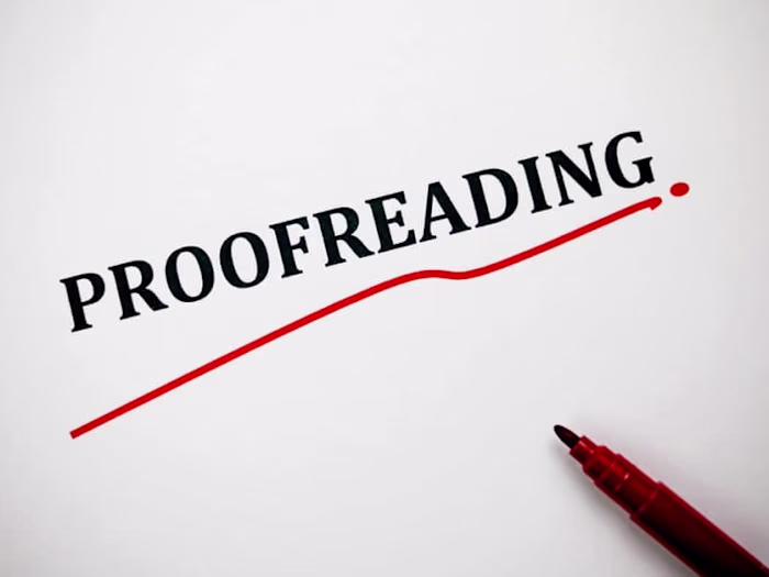 Proofreading your documents for accuracy