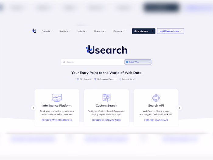 Usearch - Internet Search Technologies