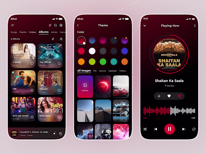 PulseBeat – Music Player UI