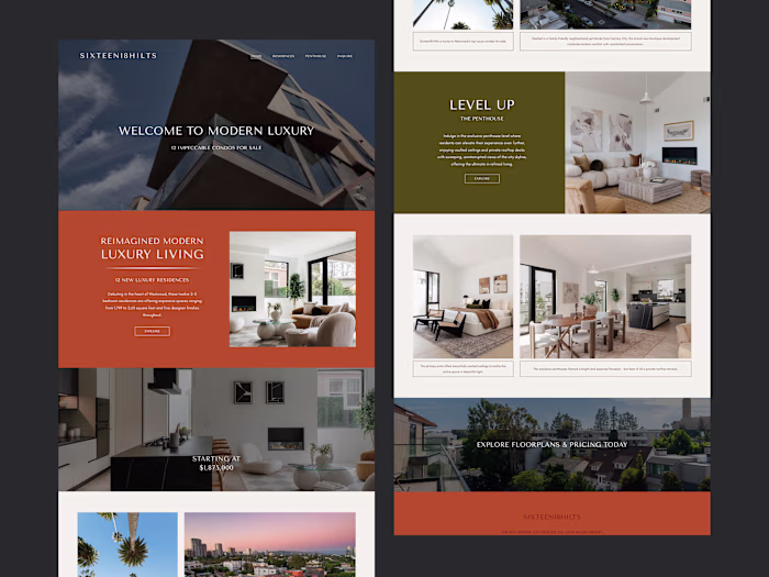 Squarespace Modern-Luxury Real-Estate Website