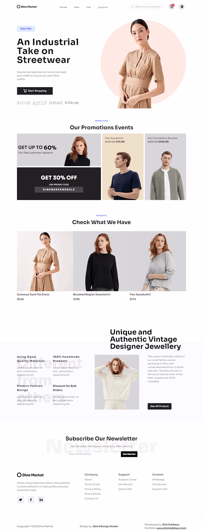 Custom Frontend Development for E-commerce Platform