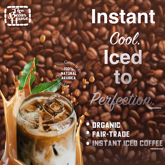 Iced Coffee Instagram Advertisement 