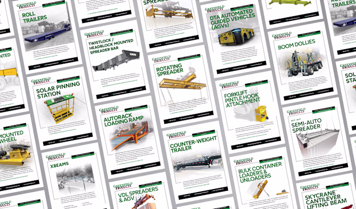 Products Sell Sheets for Greenfield