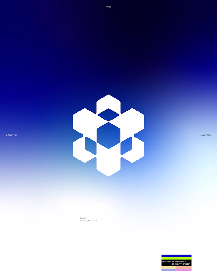 Automation / Connection logomark design.