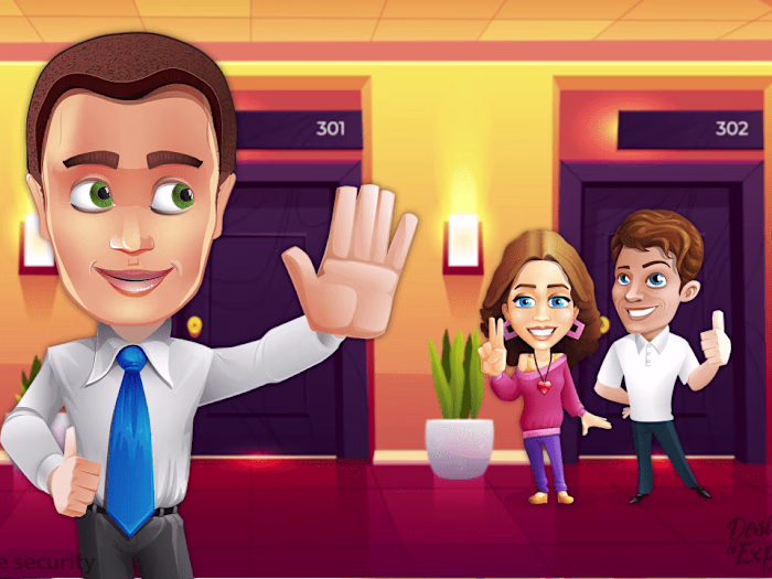 Explainer video for a Security company