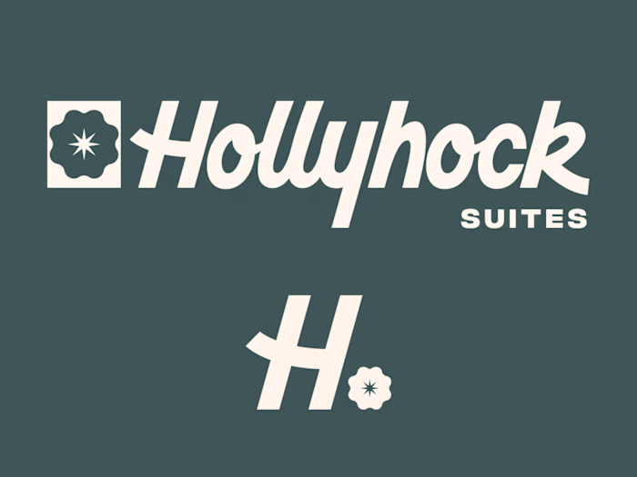 Hollyhock Lettered Logo (Unused)
