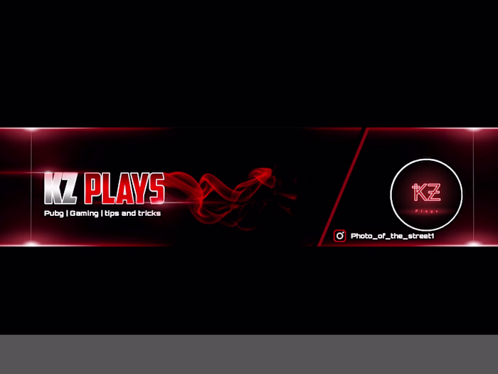 YouTube gaming channel cover photo 