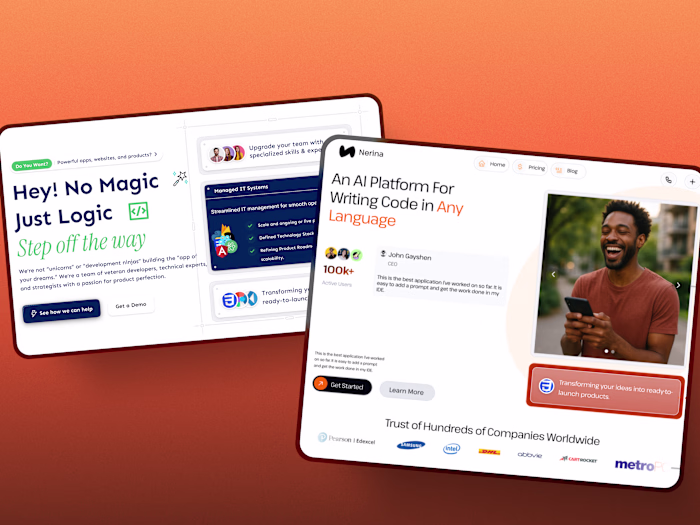 High-Converting Landing Page Design in Framer $1499