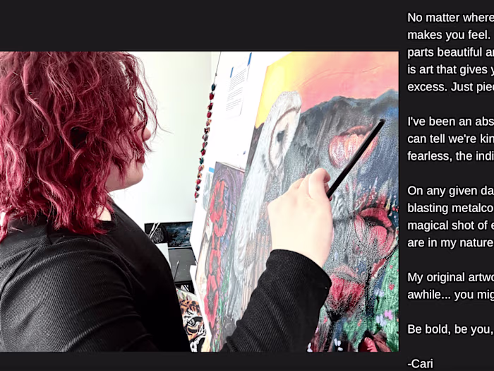 Website Copywriting for Fine Artist 