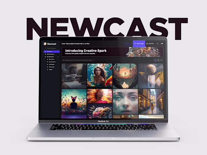 Real Live Project | NewCast - A.I Generator