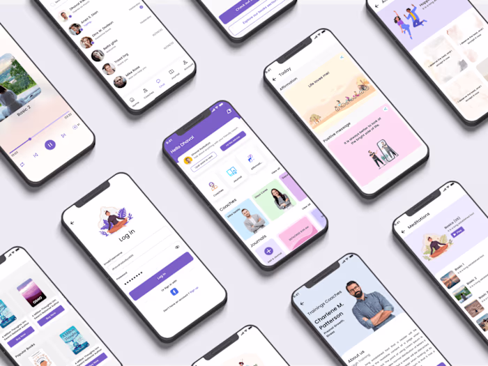 Medirelax Mobile App UI/UX Design