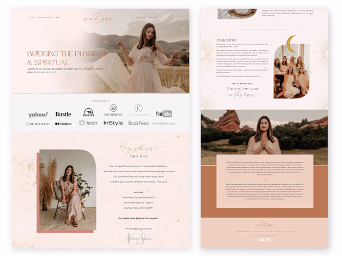 Kajabi Full Website Design | Spiritual Development