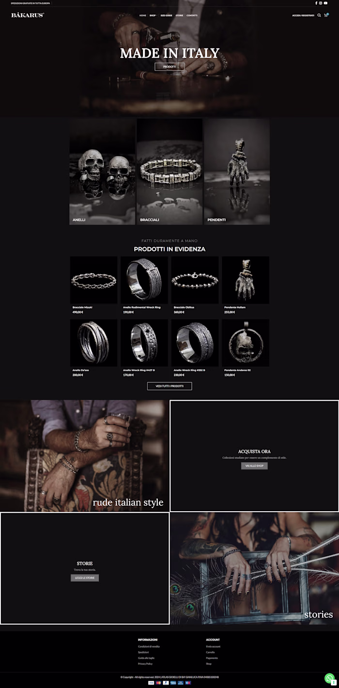 Wordpress Web Development - Handcrafted Jewelry E-commerce