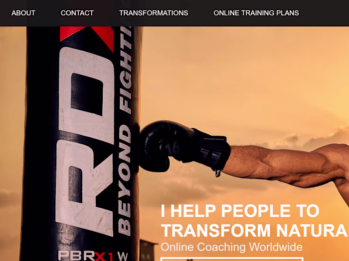 Personal Trainer Portfolio